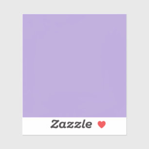 Light Pastel Purple Solid Color Sticker