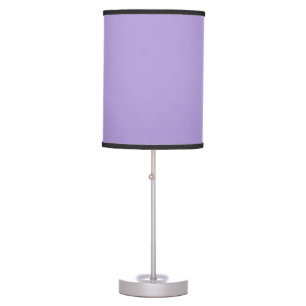 Light Pastel Purple Solid Color Table Lamp