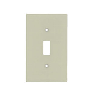 Light Pastel Sage Green Solid Color Background Light Switch Cover
