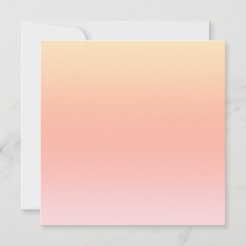 Light peach color gradient note card