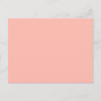 Light Peach Color Only Nothing But Color Designs Postcard