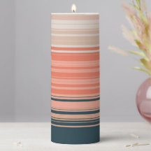 Light peach, coral, and orange striped pattern