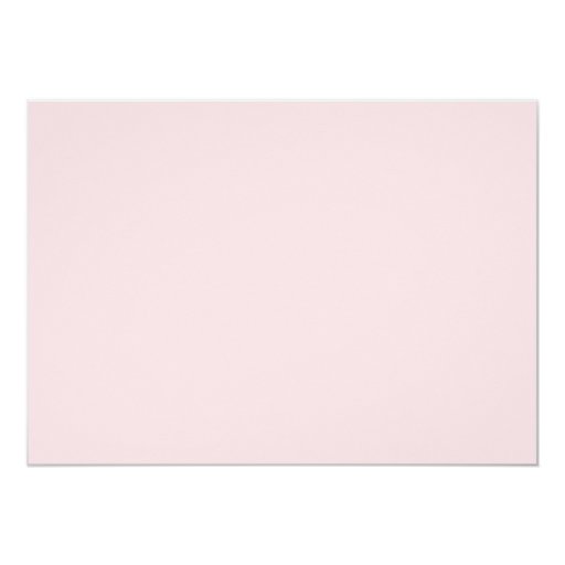 Light Peachy Pink Color Trend Blank Template 5x7 Paper Invitation Card ...