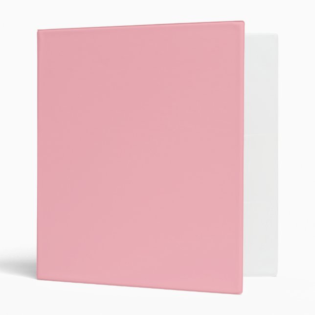 Light Pink 3 Ring Binder (Front/Inside)