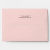 Light Pink (706) with return address Envelope (Back (Top Flap))