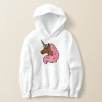Light Pink Afro Unicorn