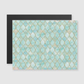 Light pink and Aqua Maroccan pattern (Front/Back)