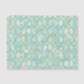 Light pink and Aqua Maroccan pattern (Front)