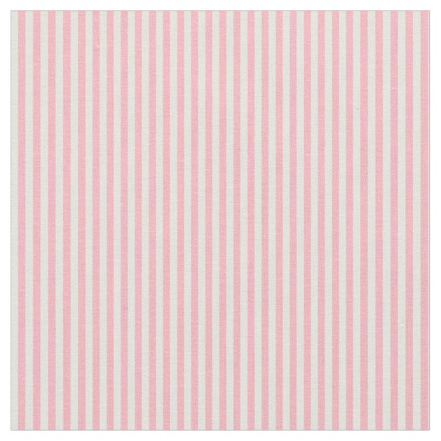 Light Pink and Beige Stripes Fabric (Close Up)