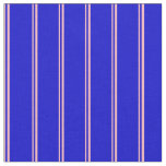 [ Thumbnail: Light Pink and Blue Lines/Stripes Pattern Fabric ]