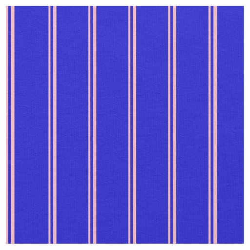 Light Pink and Blue Lines/Stripes Pattern Fabric
