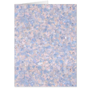 Light pink and blue popcorn 4647 greeting card