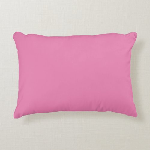 Light pink and Blue solid color plain pillow