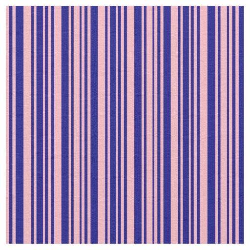 Light Pink and Blue Striped Pattern Fabric