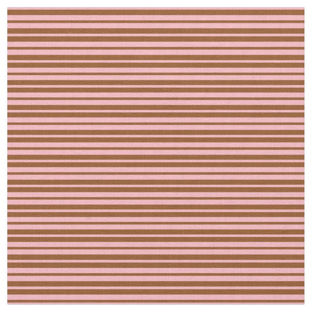 Light Pink and Brown Colored Pattern Fabric (Close Up)