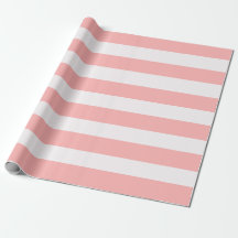 Light Pink and Cream Awning Stripes