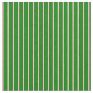 Light Pink and Green Colored Pattern Fabric