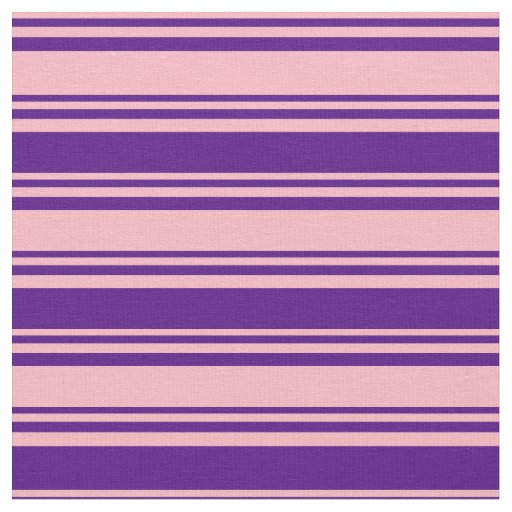 Light Pink and Indigo Stripes/Lines Pattern Fabric