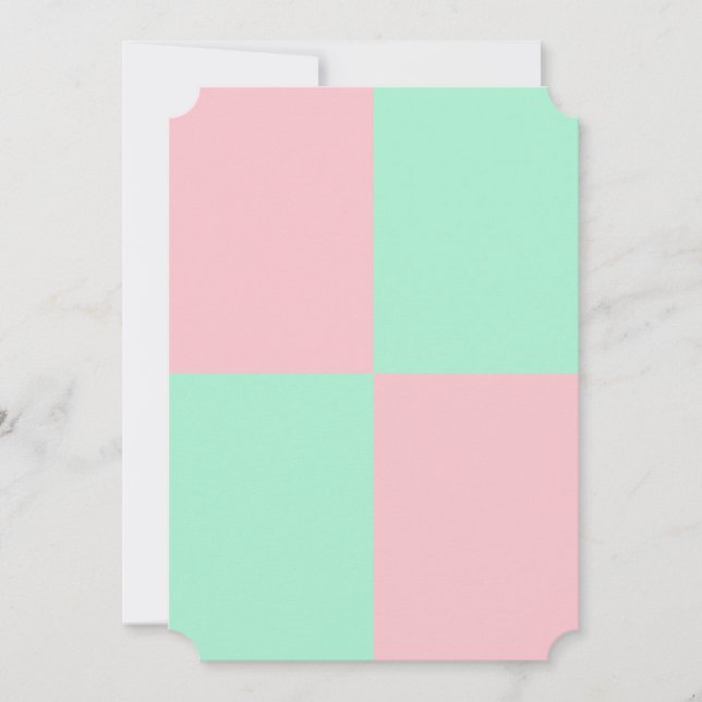 Light Pink And Light Mint Colors (Front)
