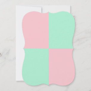Light Pink And Light Mint Colors