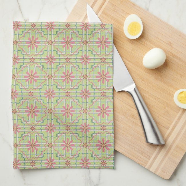 Light Pink and Mint Green Floral Lovely