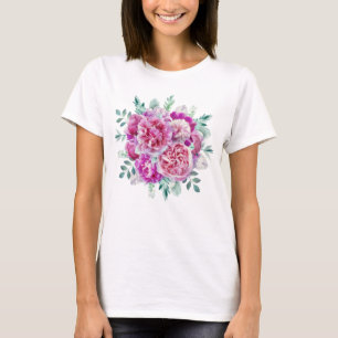 Light pink and purple peonies T-Shirt
