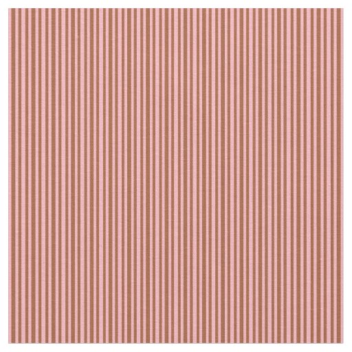 Light Pink and Sienna Lined/Striped Pattern Fabric