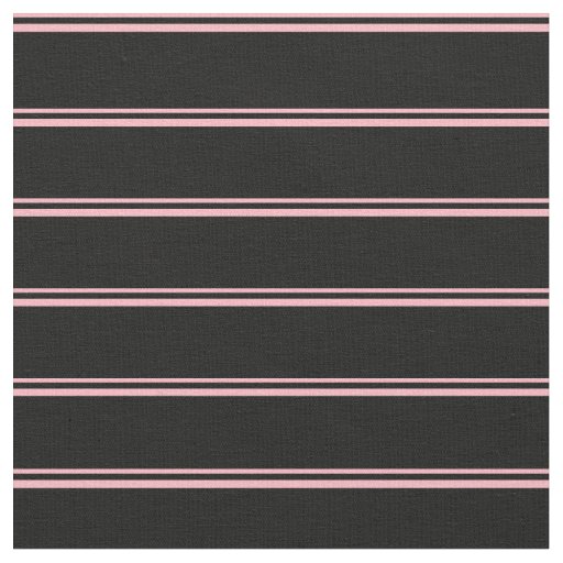 Light Pink & Black Colored Pattern Fabric