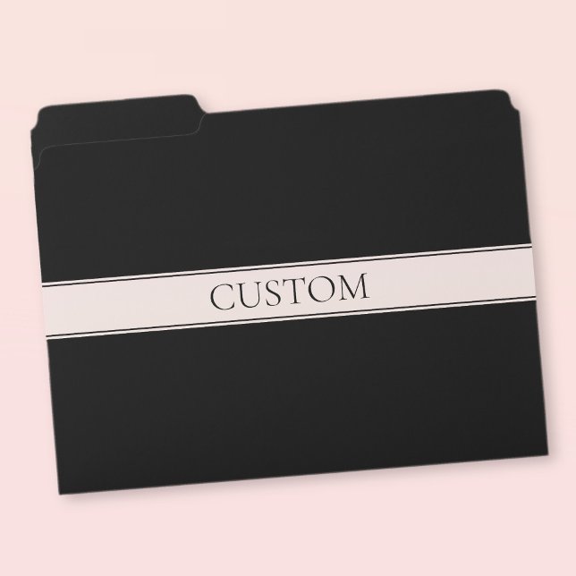 Light Pink Blush Stripe & Elegant Editable Text File Folder (Creator Uploaded)