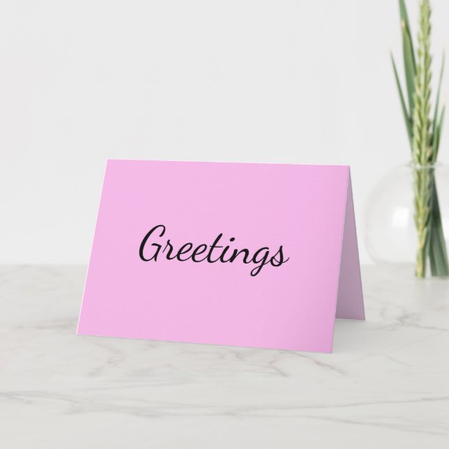 Light Pink Card (Front)