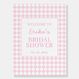Light pink Classic design Bridal Shower Foam Board