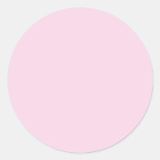 Light Pink Classic Round Sticker