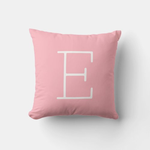 Light Pink Customize Front  Back For Gifts Throw Pillow