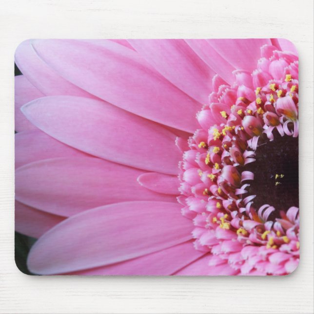 Light Pink Daisy Mousepad (Front)