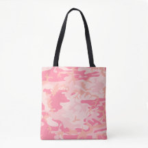 Light Pink Dark Pink and Peach Camo Camouflage