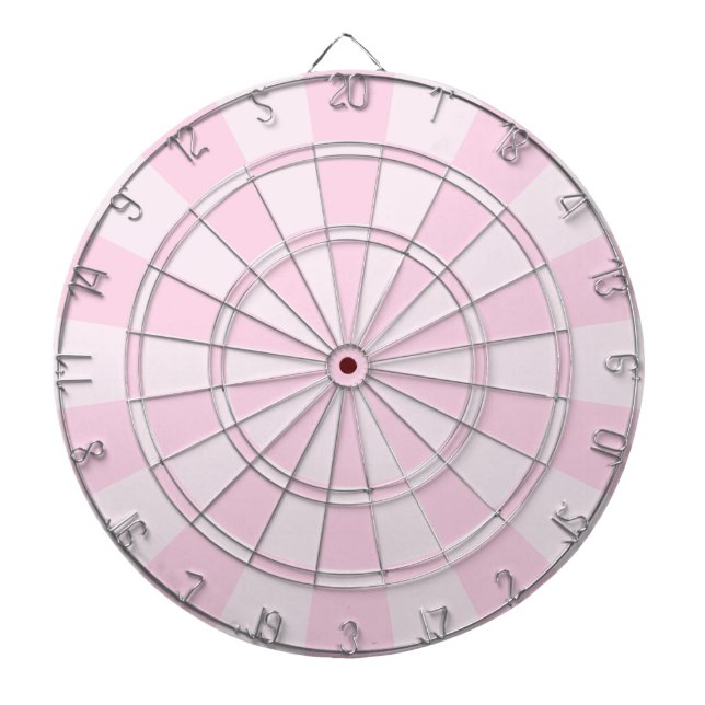 Light Pink Dartboard With Darts (Front)