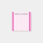 [ Thumbnail: Light Pink & Deep Pink Stripes + Custom Name Note ]