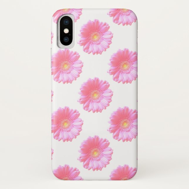 Light pink gerbera daisy Case-Mate iPhone case (Back)