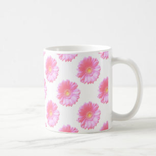 Light pink gerbera daisy coffee mug