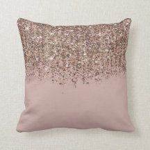 Light Pink Glitter Colorful Decorative Sequin Thro