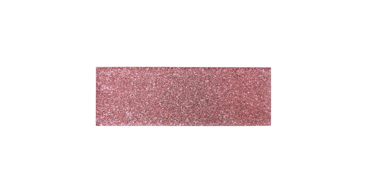 Light pink glitter name tag Zazzle