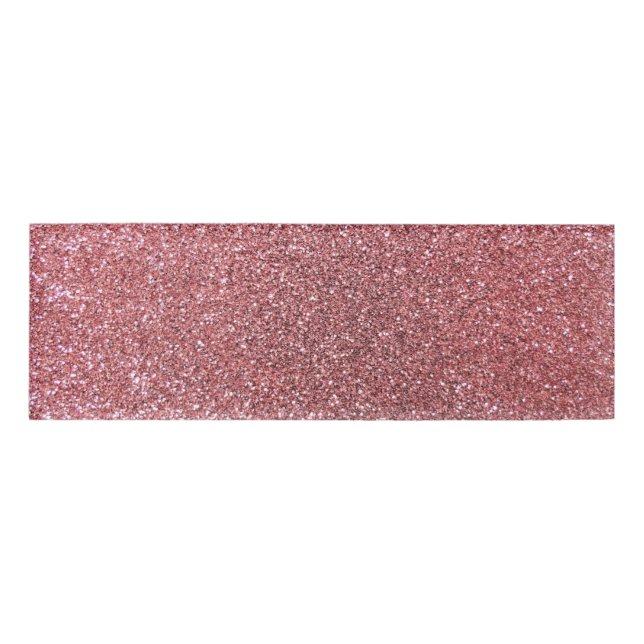 Light pink glitter name tag (Front)