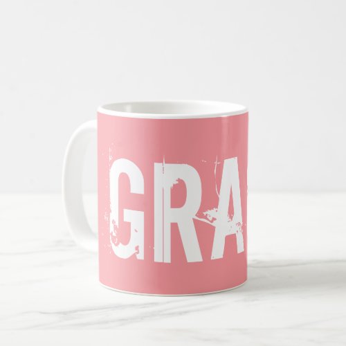 Light pink Grace Coffee Mug