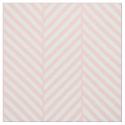 Light Pink Herringbone Large Scale Fabric