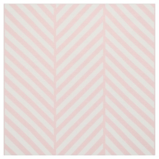 Light Pink Herringbone Large Scale Fabric