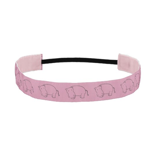 light pink hippo headband | Zazzle.com