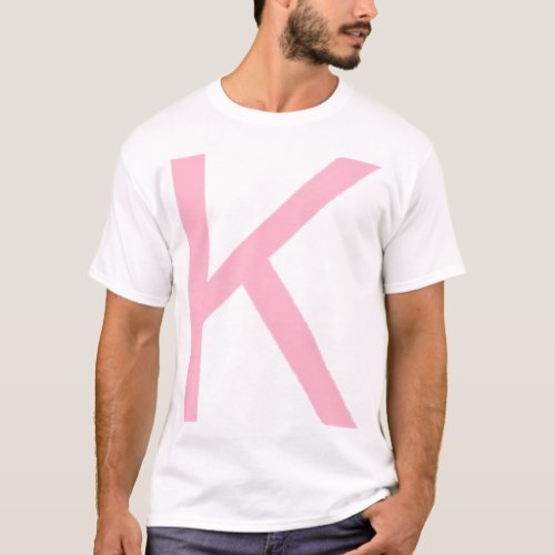 Light Pink Kappa   T_Shirt