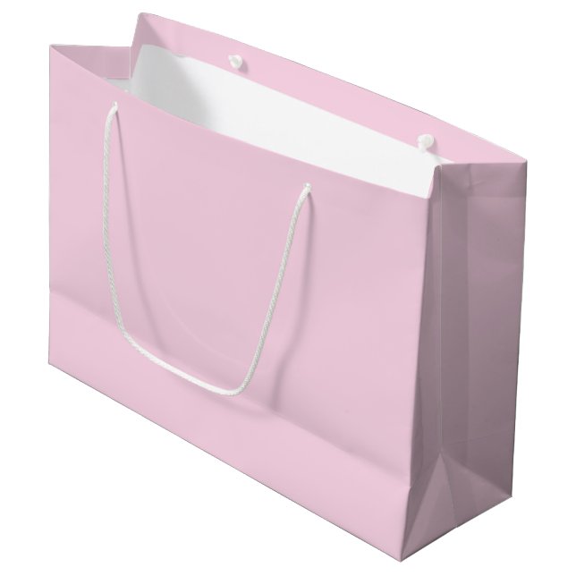 Light Pink Large Gift Bag (Front Angled)