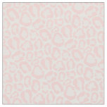 Light Pink Leopard Animal Print Fabric