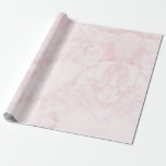 Light Pink Marble Gift Wrapping Paper at Zazzle